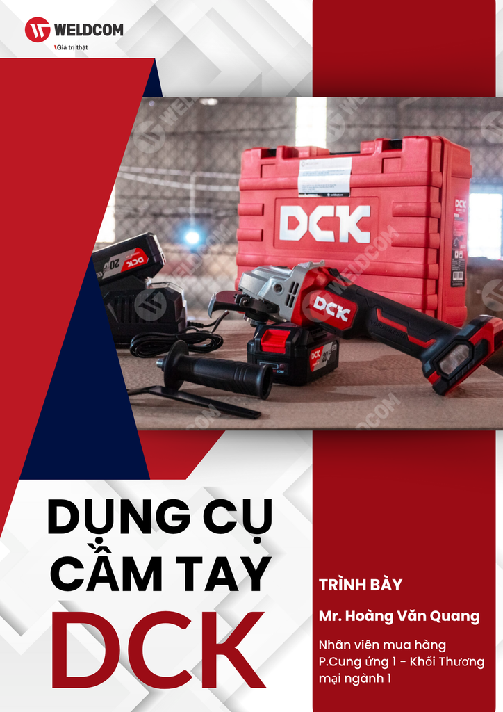 [ĐTSP] DỤNG CỤ CẦM TAY DCK